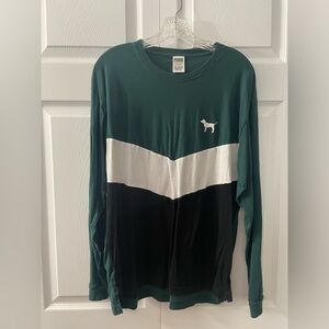 Colorblock VS Pink long sleeve shirt, L